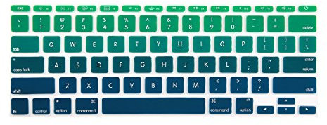 batianda Ultra Dünn Gradient Farbe Silikon Tastatur Cover Haut für Apple Macbook Air 27,9 cm (Modelle A1370 und A1465)