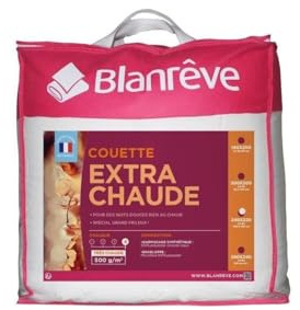 BLANREVE Extra warme Mikrofaser-Bettdecke - 220 x 240 cm - Wei�