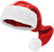Weihnachtsmütze Nikolausmütze Santamütze mit Plüsch-Fellrand - Unisex für Erwachsene, Kuschelweich, Ideal für Weihnachtsfeier, 100% Polyester, One Size (Rot mit 70cm Zipfel)