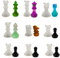 9 Piezas Juego de Moldes de Resina de ajedrez，HOINCO Moldes de Silicona para Piezas de ajedrez Manualidades Juegos