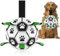 HETOO Interactive Dog Football Toys with Grab Tabs, Durable Dog Water Balls for Small Medium Breed, Indoor & Outdoor (8 Inch)