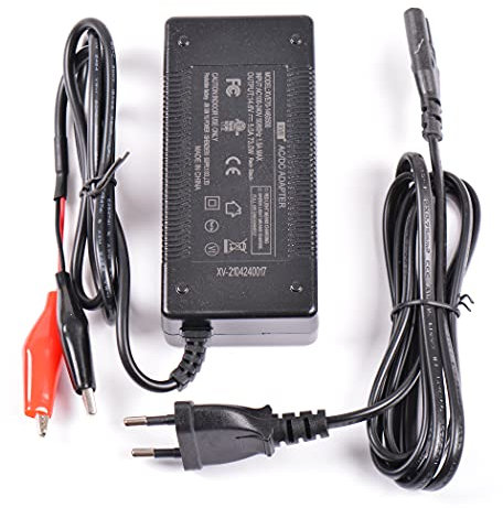 AFTERTECH Chargeur 12 V (14,6 V) 5 A pour Batterie Lifepo4 Lithium Fer Phosphate Pile M7E1