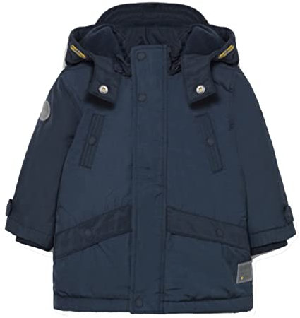 Mayoral - Jungen Baby Jacke Winterjacke mit Reißverschluss und Kapuze grüne Weste gefüttert, dunkelblau - 2.418 - Größe 92
