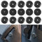 Pulsante Ferma Cintura di Sicurezza,Bottoni Cintura di Sicurezza Auto,Pulsante cintura di sicurezza,con Bottone Cintura di Sicurezza Paraurti Cintura di Plastica Pulsante di Arresto Fibbia Tappo-15pc