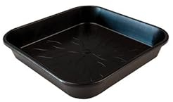 Blumentopf Grow Pflanzkübel schwarz Untersetzer Blumentöpfe Topf quadtratisch eckig 4 7 11 15 19 26 Liter (E2 Untersetzer 11L)
