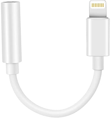 Adaptateur Lightning vers prise casque 3,5 mm, certifié Apple MFi iPhone vers prise audio auxiliaire 3,5 mm, compatible avec iPhone 14 13 12 11 Pro XR XS Max X 8 7 iPad