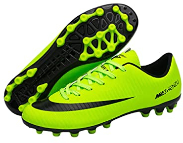 wueiooskj 2 Stück Gummi Fußballschuhe, Unisex, Ersatz für Outdoor Fußball, Trainingsschuhe, Turnschuhe, Schuhe, Geburtstagsgeschenk, Grün, Größe 39