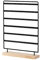 Organisateur Boucles d'Oreilles 6 Niveaux en Métal - 120 Trous Présentoir avec Support en Bois - Porte-Goujons Bijoux Cadeau