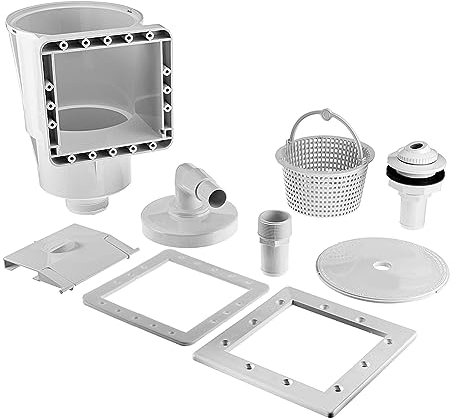 Pool Drainage Skimmer Set, Swimming Pool Skimmer Fits For Hayward For SP1091LX for Dyna-Skim Above-Ground Pool Skimmer