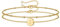 TINGN Buchstaben Armband Damen Gold, 14 Karat Vergoldet Doppelschichtiges Armband mit Buchstaben J Initiale Armkette für Damen Schmuck Gold Armband Personalisiert für Mädchen Teenager Damen Frauen