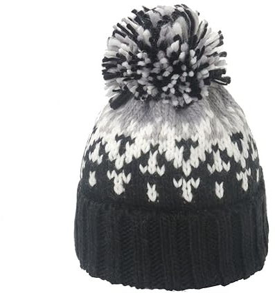 LUMoony Strickmütze 1Pcs Winter Beanie Hüte Bunt Rippstrik Bommel-Mütze Pudelmütze Winter-Mütze Bommelmütze Acryl-Strickmütze für Männer Frauen Strick-Mütze gefüttert Fleece-Innenfutter