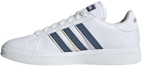 adidas Damen Grand Court Base 2.0 Shoes Schuhe, Cloud White/preloved Ink/Crystal Jade, 39 1/3 EU