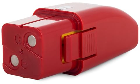 HUKITECH 2500 mAh Akku für Swivel Sweeper Besen Akkubesen Akku-Besen (nur Ersatzakku) Farbe Rot