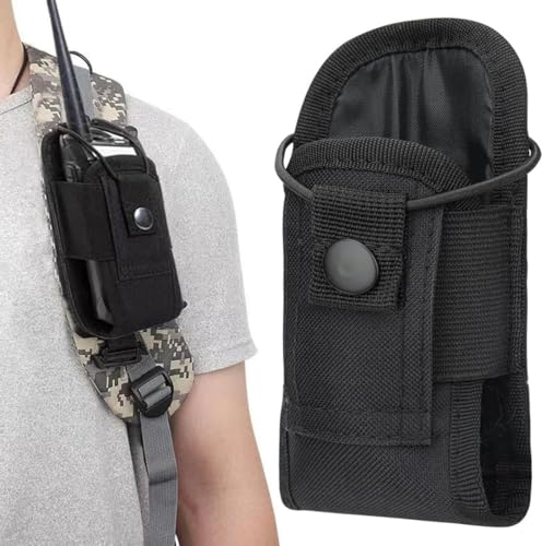 LYQNIHOB 1 pcs Porta Radio, Porta Radio da Cinturone Custodia, porta radio Walkie Talkie Pouch Case, Custodia Protettiva Cover per Walkie-Talkie, per cintura fondina tattica caccia borsa interfono