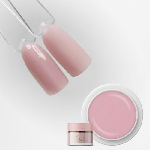 Aufbaugel für Gelnägel SOFT NATURE Rosa Rose 15ml für Profis & Anfänger als UV Gel zur Nagelverlängerung · Cover Builder Gel · pinchbar, selbstglättend, mittelviskos · Lynis-Nailshop.de