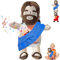 YOUYIKE Jesus Kuscheltier, 30cm, Religiöse Christliche Puppen, für Partyzubehör, Ostern, Jungen und Mädchen (Blau)