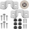 2 Set Dartscheibe Halterung,Edelstahl Wand Halterung für Dartscheibe,Dartscheiben Halterungen für Steeldart Boards,Dartscheiben Zubehör Halterung zum Aufhängen