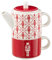 Théière Avec Tasse Casse-Noisette 78cl Rouge