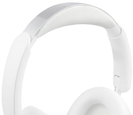 SOULWIT Headband Cover for Anker Soundcore Space Q45 Headphones, Replacement Headstrap Pad Repair Part - White
