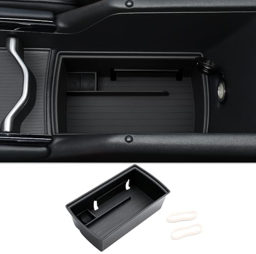CDEFG Kompatibel mit VW Tiguan 3 iii 2024 2025 Mittelkonsole Armlehne Aufbewahrungsbox Handschuhfach Multifunktionaler Auto Center Console Organizer Tray Ti-guan III R line Zubehör