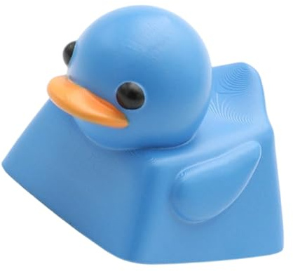 DEKKRYNFV Harzschlüsselkap Schöner Cartoon Duck ESC Keycap Angepasst Für Switches Mechanische Gaming Tastatur Dekoration Fun Tastaturdekoration