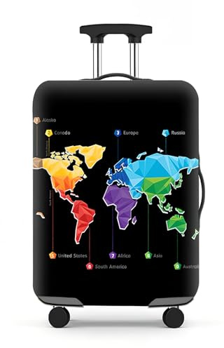 Eclove Elastic Luggage Cover, 18-32 Inch Travel Luggage Cover, Dustproof Scratchproof Suitcase Protector, Washable Suitcase Covers