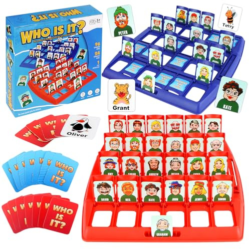 HO-SFSM Quien Es Quien, Adivina Quien Soy Juego | Quien Soy Yo Juego, Juegos de Adivinanzas Familiares, para Niños y Niñas