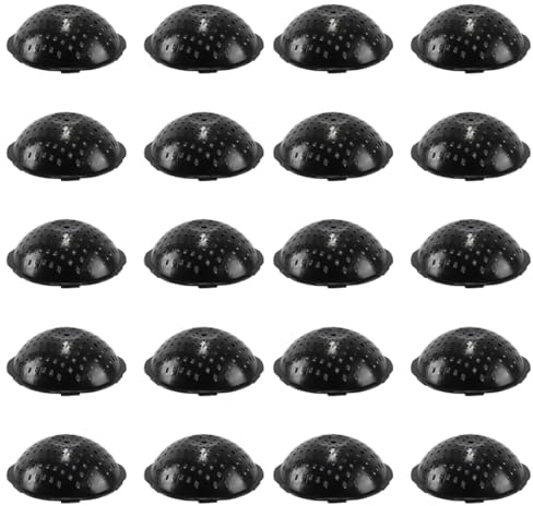Ubric 20 Pcs Planting Grid with Drainage Holes,Flower Pot Gasket Filter Screen Filter Cover,7.5cm Leakproof Bowl Shape
