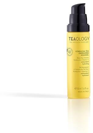 Teaology Kombucha Tea Energizing Aquagel I Gesichtspflege I stärkte die Feuchtigkeitsbarriere der Haut