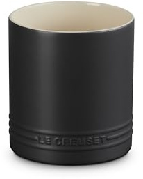 LE CREUSET Stoneware Signature Utensil Jar, Matte Black
