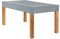 Teak Safe Atmungsaktive Tischplattenhaube Grau eckig 180x95cm mit 15cm Abhang und Ösen im Saum vollflächig atmungsaktiv