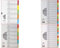 PAGNA KartonRegister, DIN A4, 5teilig, 5farbig 3200020