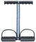 Covvy Multifunktionale Sportgerät Pedal Bodybuilding Expander Feder Schlauch Fußpeda Zugseil Fitness Seil für Fitness Yoga Training (Schwarz)