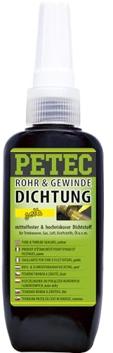 Petec & de Tubo de Rosca Junta Amarillo 50 ml Tubo