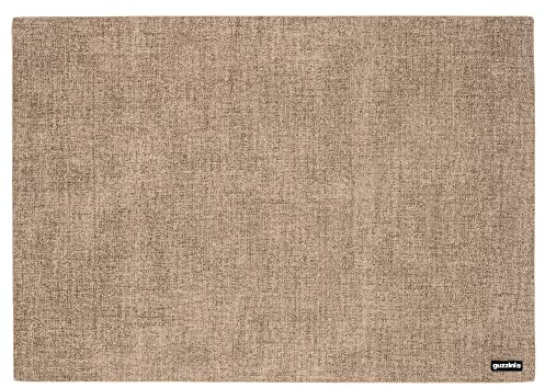 Guzzini - Tiffany, FABRIC Tovaglietta Rettangolare Double Face - Sabbia, 43 x 30 cm - 22609139