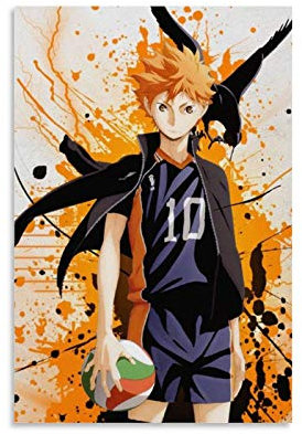 Anime Haikyu Japanisches Anime-Poster und Wandkunstdruck, modernes Familienschlafzimmer, 30 x 45 cm