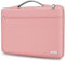 TECOOL Funda Portátil 14 Pulgadas, Funda PC 14 Pulgadas para 14 Lenovo Thinkpad ideapad HP Pavilion DELL Acer Chromebook, MacBook Air 15 M4 M3 2025 Blanda Bolsa Funda Ordenador 14,Rosa