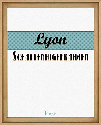 BIRAPA Lyon Keilrahmen für Canvas 30x90 cm in Buche, Rahmen für Leinwände, Leerrahmen für Leinwand, Schattenfugenrahmen für Keilrahmen, Leinwand Rahmen