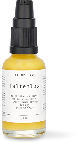Gesichtspflegeöl Retinol Vitamin C Vitamin E Gesichtsöl intensiv Anti Aging Anti Falten Serum 30 ml Glasflasche von reineoele