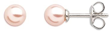 XENOX Ohrringe XS3512P Damen Ohrstecker 925 Silber rosé synth. Perle