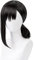 Für Anime Kurz Schwarz Cosplay Perücken Halloween Kostüm Party Erwachsenen Haare Perücke mit Haarnadeln