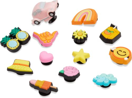 Crocs Jibbitz Pink and Yellow 13Pack