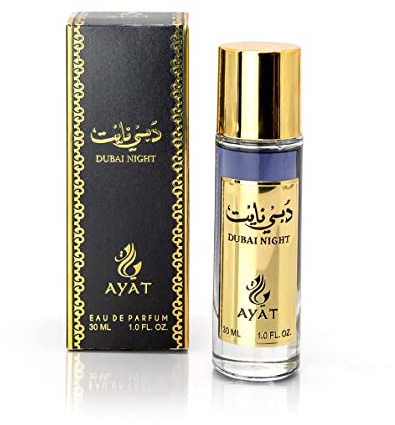 Ayat Perfumes Musk Emirates 30ml EDP Oriental Arab - Original Gift Idea for Men and Women - Miniature Fragrance Made and Designed in Dubai (Dubai Night)