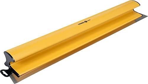 Vorel Edelstahl Flächenspachtel, 0,3mm Edelstahlblatt, Breite: 800 mm, extra leicht, Z-Griff, zum Verputzen von Wänden und Decken, Trockenbau Putz Spachtel breit groß Gipserspachtel