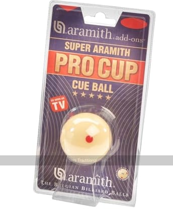 Aramith 1 and 7/8 inch (47.5mm) Pro Cup Cue Ball