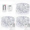 Vacoulery 3 x 50er Lichterkette Batterie Timer, 5M Micro LED mit Timer Batteriebetrieb 8 Programm für Party, Garten, Hochzeit, Beleuchtung Deko
