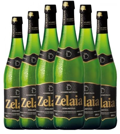 Sidra Zelaia Natural 75 cl (Caja de 6 Botellas de 75 cl)