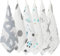 norinori Baby Musselin Waschlappen 6 Stück Neugeborene Musselintücher 100% Weiche Bambus Baumwolle Mehrzweck Baby Handtücher 25x25 cm Kinder Badetuch für Jungen und Mädchen Zufällig Farbe senden