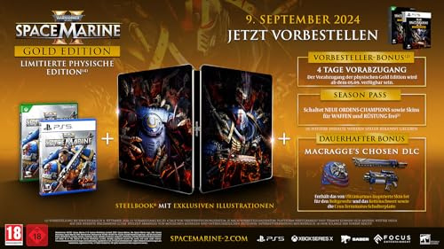 Warhammer 40,000: Space Marine 2 Gold Edition (PlayStation 5) Golden Joystick Nominee