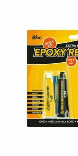 Epoxy Resin Super Glue & Hardener Quick 5 Minute Dry Extra Strong Hold Glass, Ceramic, Tile, Metal, Plastic Etc Adhesive